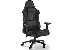 CORSAIR TC100 Leatherette Gaming Chair - Black  - Click for more details
