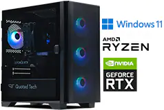 QT Shield Pro RTX 5070 Desktop Gaming Tower (R7-9700X/32GB/1TB/Win 11P)  - Click for more details