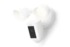 Ring - Floodlight Cam Plus Outdoor Wired 1080p Surveillance Camera - White  - Click for more details