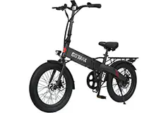 GoTrax Z4 LITE Folding eBike w/ 25mi Max Operating Range and 20mph Max Speed - Black  - Click for more details