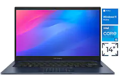 Asus VivoBook 14” i5-1334U Laptop - Quiet Blue (12GB/256GB/Win 11H)  - Click for more details