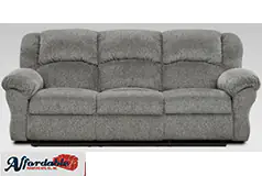 Allure Gray Motion Reclining Sofa  - Click for more details