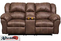 Telluride Cafe Motion Reclining Loveseat with Console  - Click for more details