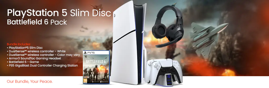 PlayStation 5 Slim Disc Edition Battlefield 6 Bundle  - Click for more details