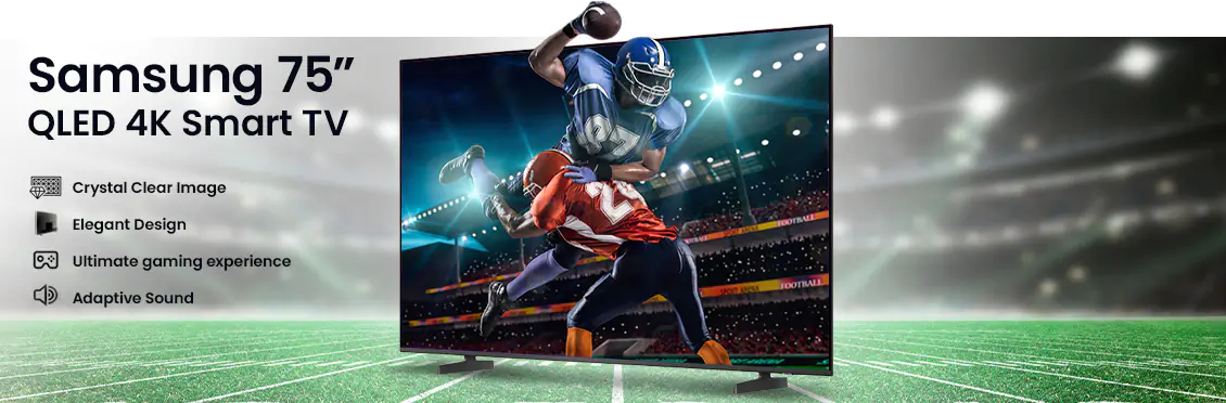 Samsung 75” QLED Q6F 4K Smart TV  - Click for more details