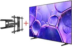Samsung 65” UHD 4K Smart TV & Kanto Full Motion TV Mount Bundle  - Click for more details