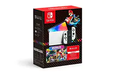 Nintendo Switch White OLED Model Mario Kart™ 8 Deluxe Bundle Console  - Click for more details