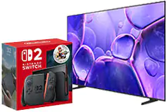 Samsung 70” 4K UHD Smart TV + Nintendo Switch 2 Mario Kart™ World  - Click for more details