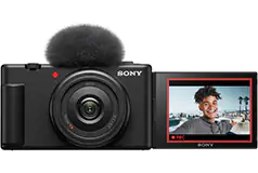 Sony ZV-1F Vlog Camera for Content Creators and Vloggers - Black  - Click for more details