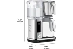 Luxe Brewer Glass Coffee Machine - Stainless - Click for more details