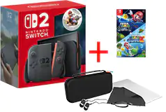 Nintendo Switch 2 + Mario Kart™ World Bundle with Two Games and Hyperkin Kit  - Click for more details