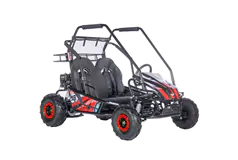MotoTec Mud Monster XL 212cc 2 Seat Go Kart Full Suspension Red - Click for more details