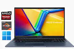 ASUS Vivobook Laptop, 15.6” Ryzen 7 16GB RAM 512GB SSD Win 11  - Click for more details