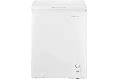 Insignia™ 5 Cu. Ft. Garage-Ready Chest Freezer - White  - Click for more details
