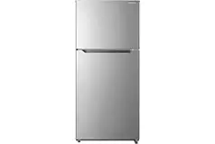 Insignia™ 30 in. Wide 18 Cu. Ft. Top-Freezer Refrigerator - Stainless Steel  - Click for more details