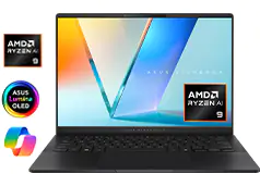 Asus VivoBook S14 14” AMD AI9 365 Laptop - Black (24GB/1TB/Win 11H)  - Click for more details