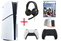 PlayStation 5 Slim Disc Assassin's Creed Black Flag Resynced Bundle  - Click for more details