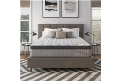 10' Queen Diamond Hybrid Mattress with Cooling Gel Memory Foam, Gray - Click for more details