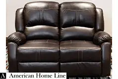 Lorraine Bel-Aire Deluxe Reclining Loveseat  in Mocha  - Click for more details