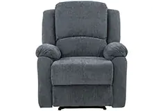 Crawford Recliner Chair in Gray  - Click for more details