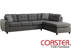 Stonenesse Reversible Sectional in Gray  - Click for more details