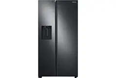 Samsung 27.4 Cu. Ft. Side-by-Side Refrigerator - Black stainless steel  - Click for more details