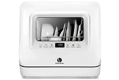 Lave-vaisselle Portable de Comptoir Ventray - Blanc - Cliquez pour plus de détails