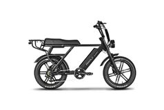 EMMO Paralo Pro 2.0-Powerful 750W-Dual Seater Electric Bike-Black - Cliquez pour plus de détails