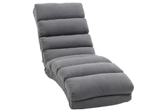 Fauteuil Lazy Sofa avec dossier - Gris - Cliquez pour plus de détails