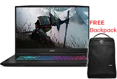 Portable de jeu MSI Katana 17,3 po RTX 4060 + Sac &#224; dos MSI Essential gratuit - Cliquez pour plus de détails