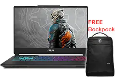 MSI Cyborg 15.6" RTX 3050 Gaming Laptop + FREE MSI Backpack 