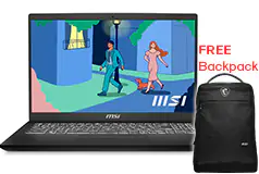 Portable de jeu MSI Modern 15,6” R5 7530U + Sac &#224; dos MSI Essential gratuit - Cliquez pour plus de détails