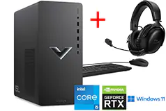 HP Victus i5-12400F Gaming Desktop Tower + FREE HyperX Headset