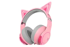 Edifier G5BT CAT Wireless Bluetooth Gaming Headset with Mic (Pink)