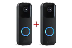 Blink Smart Wifi Video Doorbell – Wired/Battery Operated - Bundle of 2