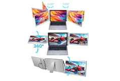 Laptop Screen Extender, 15.6” Laptop Monitor , Triple Portable Monitor - Cliquez pour plus de détails