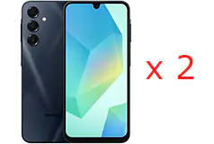 Samsung Galaxy A16 6.7" 128GB (Unlocked) Blue Black - Bundle of 2