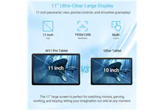 11” Tablets 16GB RAM +256GB ROM Tablet Octa-core 2.4GHz+5.0Hz WiFi Min - Cliquez pour plus de détails