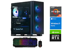 Tour de bureau de jeu QT Shield RTX 5060 (R5 7500F/32Go/1To/Win 11H) - Cliquez pour plus de détails