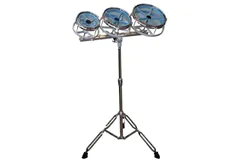Rototom set with stand (6, 8, 10-inch) &amp; FREE Pair of Drum Sticks - Cliquez pour plus de détails