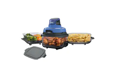 Syst&#232;me de cuisson portable Ninja Crispi 5-en-1 avec 3 r&#233;cipients en v - Cliquez pour plus de détails