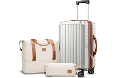 Ensemble Valises Cabine LUGGEX 3 Pi&#232;ces Extensible - Cliquez pour plus de détails