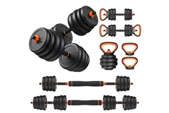 Ensemble d&#39;halt&#232;res r&#233;glables UPGO 6 en 1 de 70 lb - Cliquez pour plus de détails