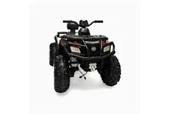 Quad Titan 24V avec roues en caoutchouc, si&#232;ge en cuir et musique