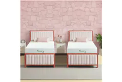 Paquet de 2 matelas jumeaux + ensembles de draps gratuits - Cliquez pour plus de détails