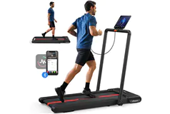 Tapis roulant pliable MERACH avec guidon - 12 km/h - Cliquez pour plus de détails