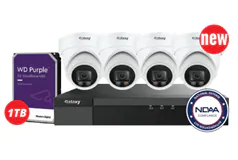 Kit de surveillance IP AI Galaxy Full Color 5MP conforme à la NDAA - Cliquez pour plus de détails