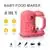 Ventray BabyGrow 100 Baby Food Maker, All-In-one Baby Food Processor,Pink