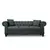 Cerna 82.7' Linen Rolled Arm Chesterfield Sofa