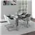 Daisy Dining Table - Stainless Steel